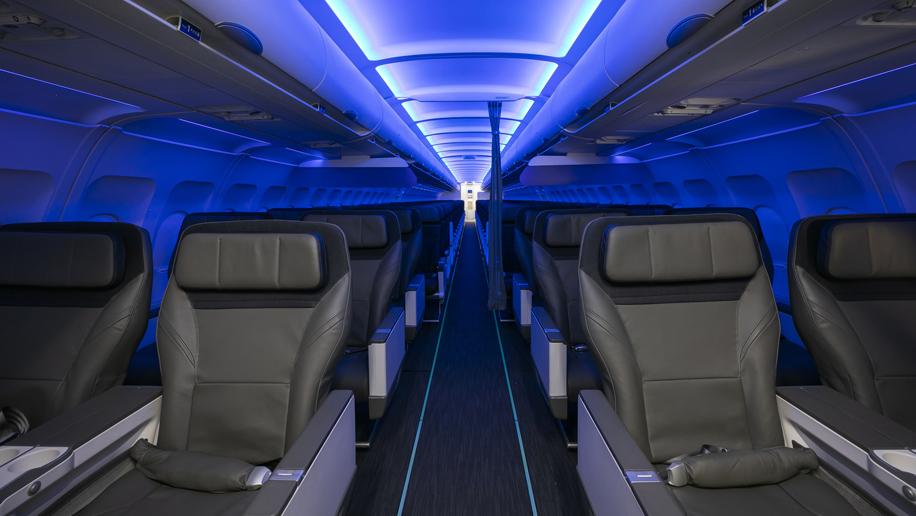 Alaska Airlines Unveils New First Class Seats For Narrowbody Aircraft
