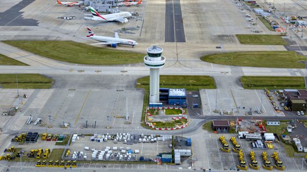 Gatwick airport aerial shot (Jeffrey Milstein)