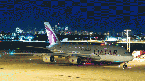 Qatar Airways A380-Sydney
