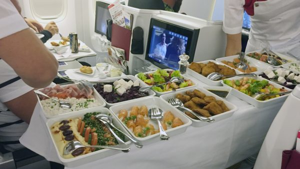 Austrian Airlines business class long-haul starter selection