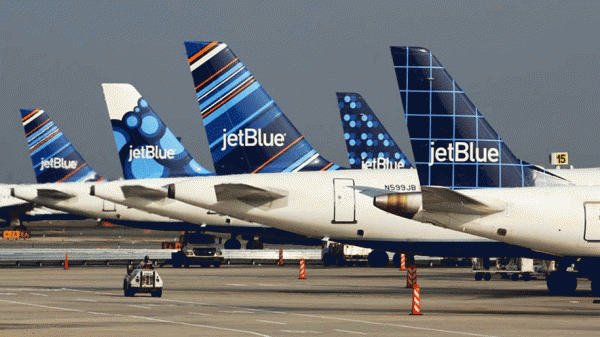 Jetblue Airbus A320 tailfins
