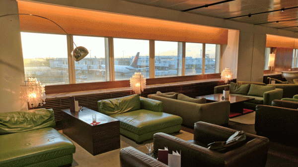 Virgin Atlantic Lounge-area