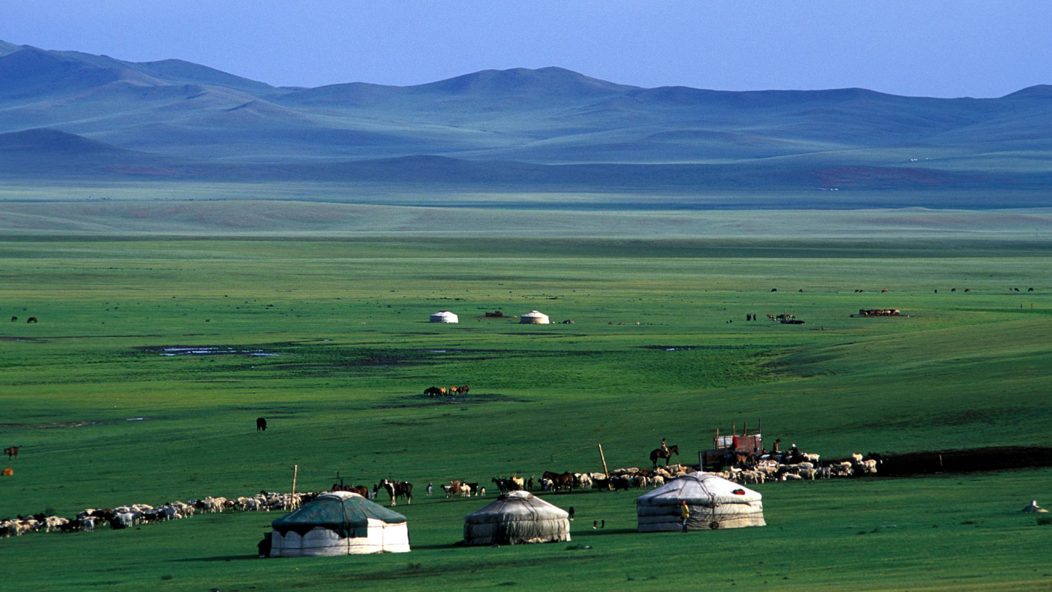 Монголия панорама
