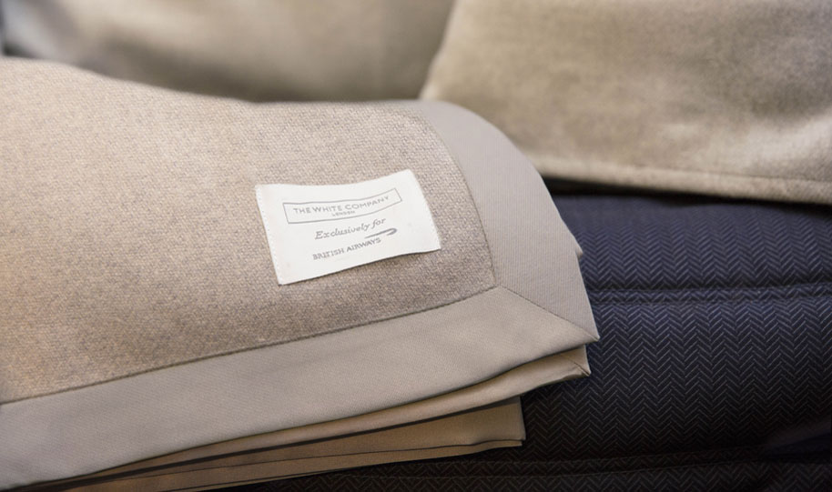 British Airways Blanket SEALED Exclusive The White Company Business Class 
