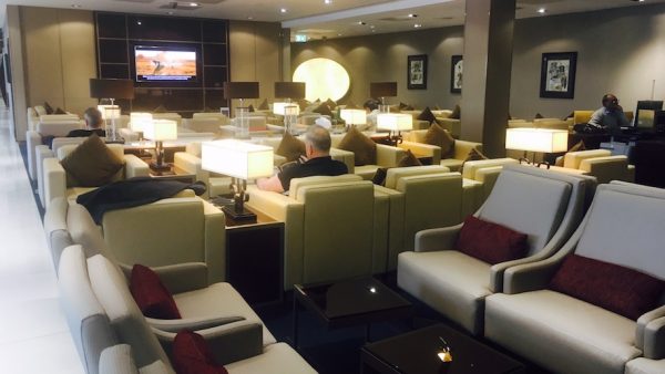 Emirates Heathrow T3 lounge
