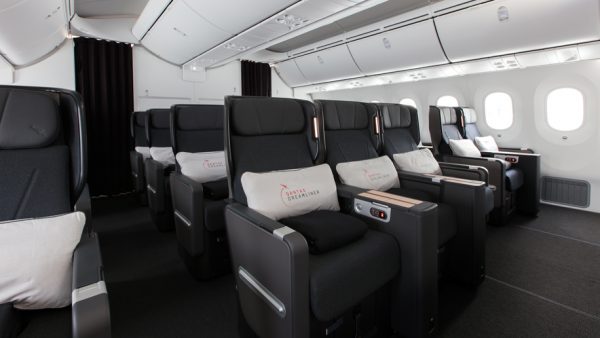 Qantas B787-9 Dreamline premium economy