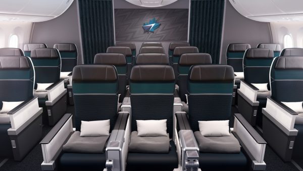 Westjet B787-9 Dreamliner premium economy