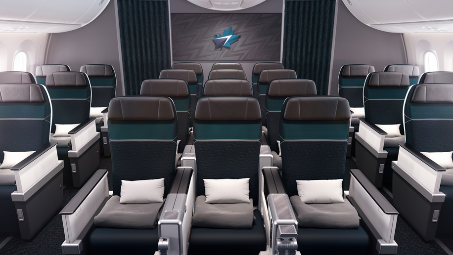 Westjet Unveils First Business Class Seat And New Livery