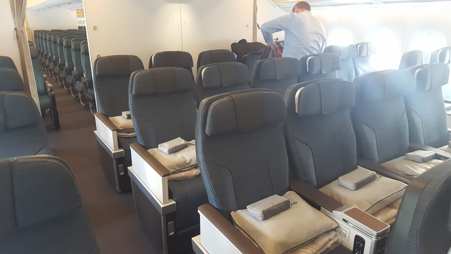 First Look Cathay Pacific Airbus A350 1000 Business Traveller
