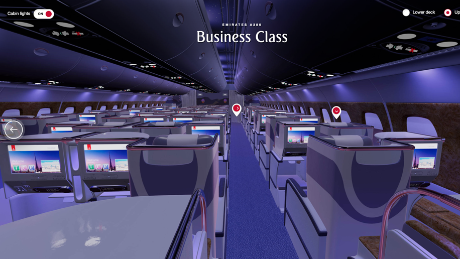 Emirates launches virtual reality view of A380 interiors – Business