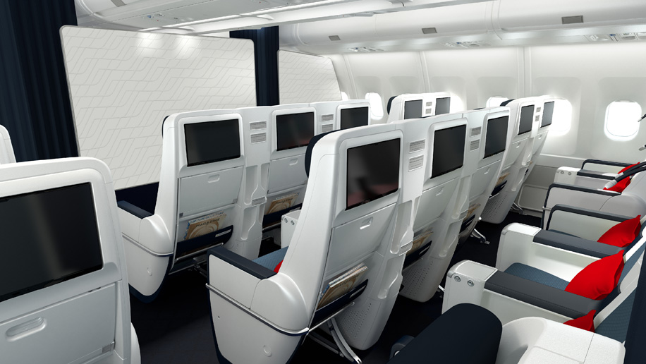 Onboard classes include business, premium economy, and economy. Air France unveils new A330 premium economy and economy ...