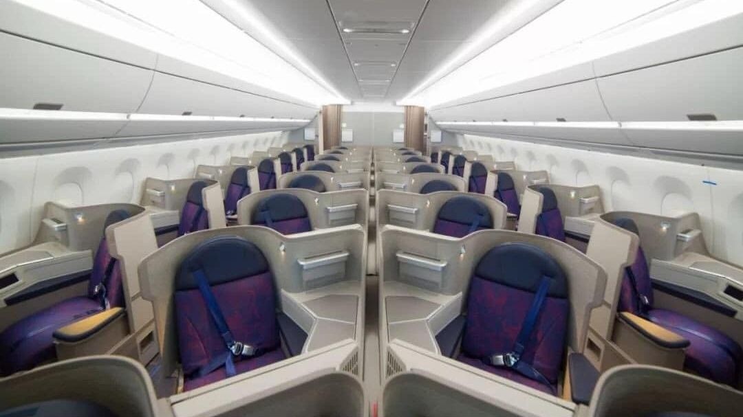 Air China Airbus A350 business class.