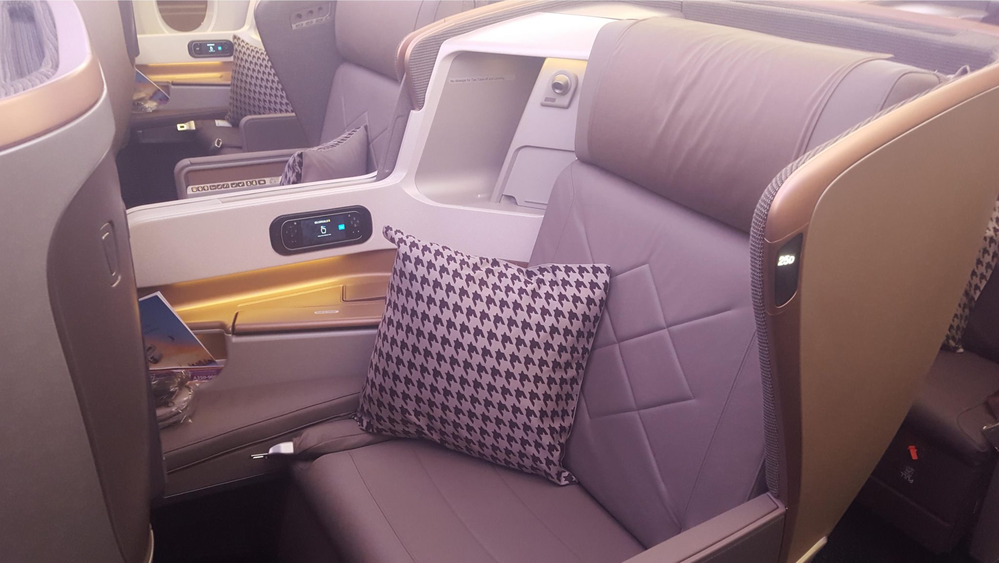 Airbus A350 900 Business Class Singapore