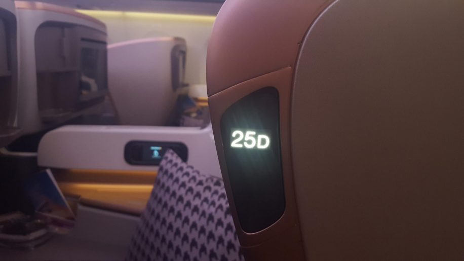 Singapore Airlines A350-900ULR business class