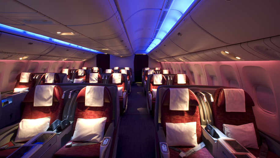 Image result for qatar airways b777 business traveller