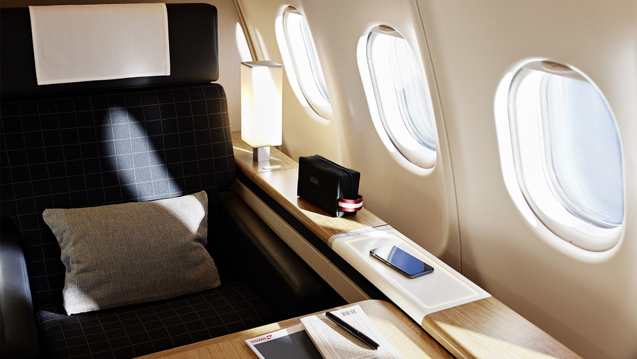 These are Swiss’s new first and business class A340 seats – Business