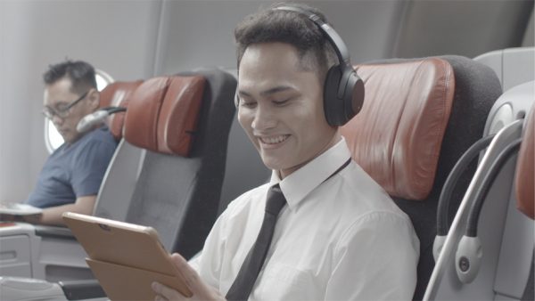 AirAsia Premium Flatbed Sony headphones