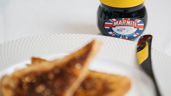 The limited-edition British Airways Marmite jar