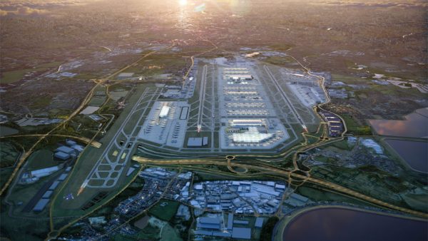 CGI of Heathrow expansion