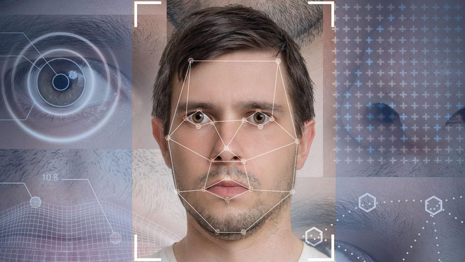 man facial recognition