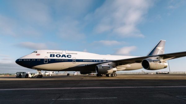 British Airways BOAC 747