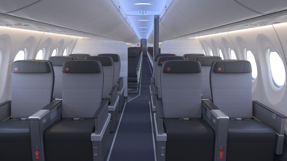 Air Canada Unveils A220 Interiors Business Traveller