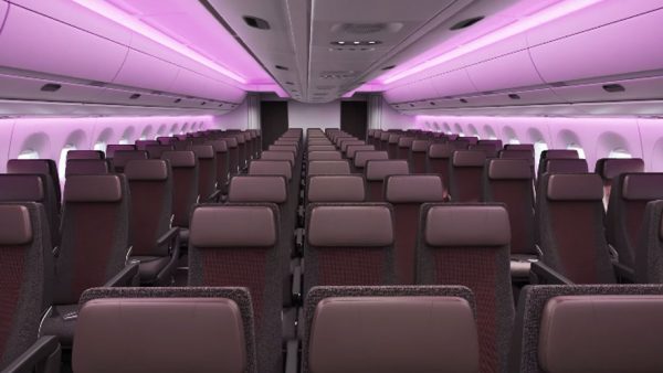 Virgin Atlantic A350 economy seats