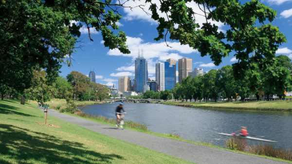 Melbourne by the Yarra River - Credit: iStock/92121130