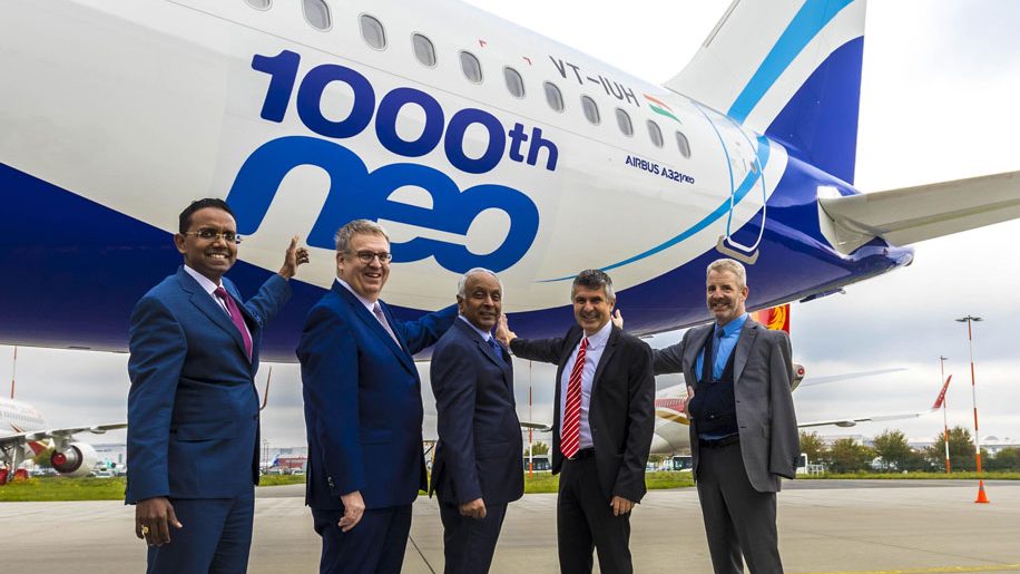 Airbus entrega a 1000ª aeronave da família A320 neo