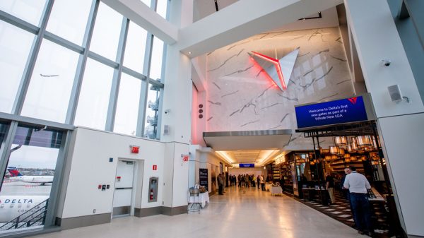 The new Delta concourse at LaGuardia airport