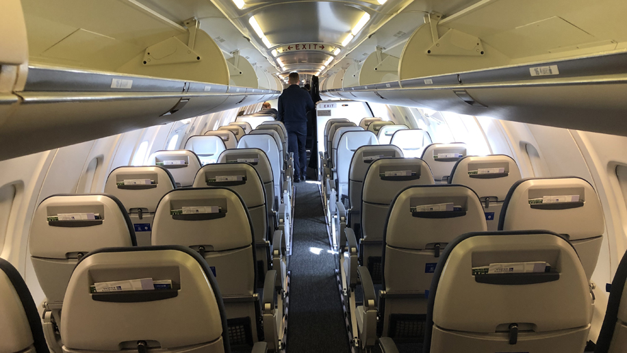 First look: United’s new Bombardier CRJ550 aircraft flying US domestic ...