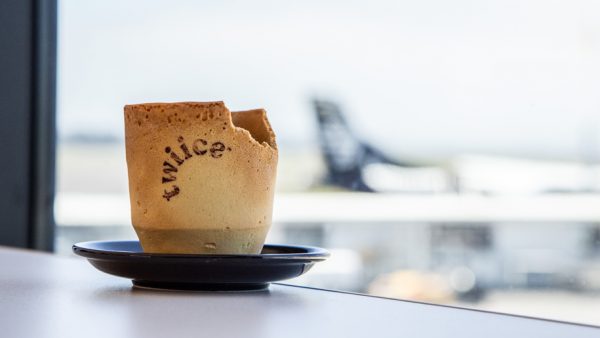 Air New Zealand - Edible coffee cup from Twiice 2