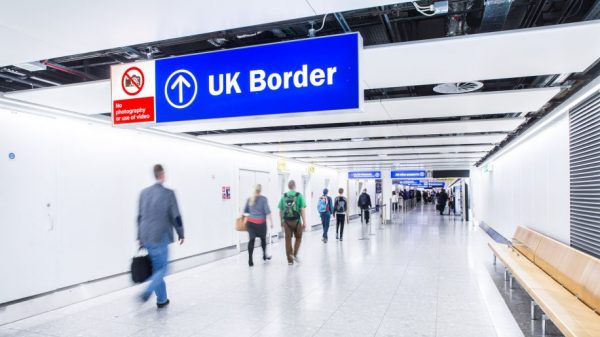 UK border control - image supplied by Heathrow