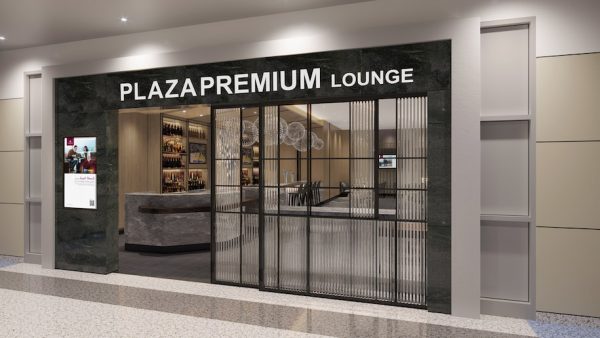 Plaza Premium Lounge - DFW Terminal E (domestic lounge) - entrance - artist impression