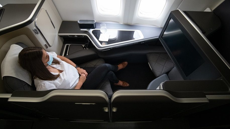The big picture: British Airways First seat with sliding door
