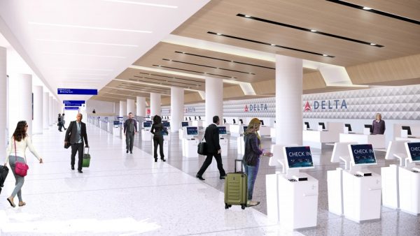Rendering of the Delta Sky Way project at LAX