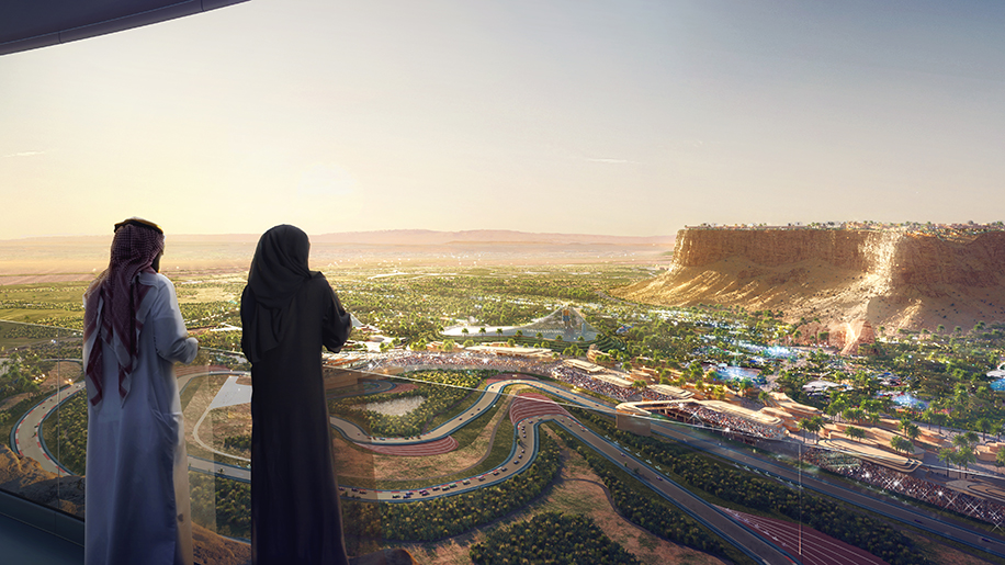 The Saudi Arabian Giga Projects A, Landscape Contractors In Riyadh