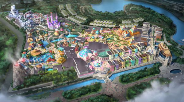 A rendering of Sanya Hello Kitty Theme Park Resort