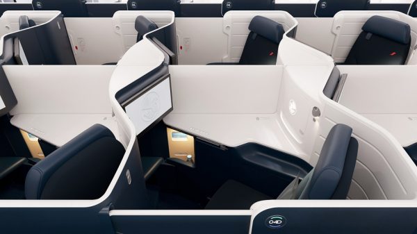 The new Air France B777-300 business class seat