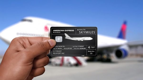 The Boeing 747 Delta Skymiles Reserve Business card