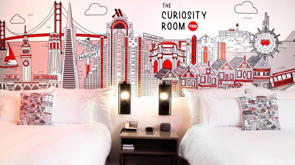 Marriott has partnered with TED to create interactive guest rooms in London, Bangkok and San Francisco
