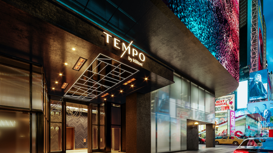 Tempo By Hilton Times Square Entrance Courtesy Of LL Holdings 