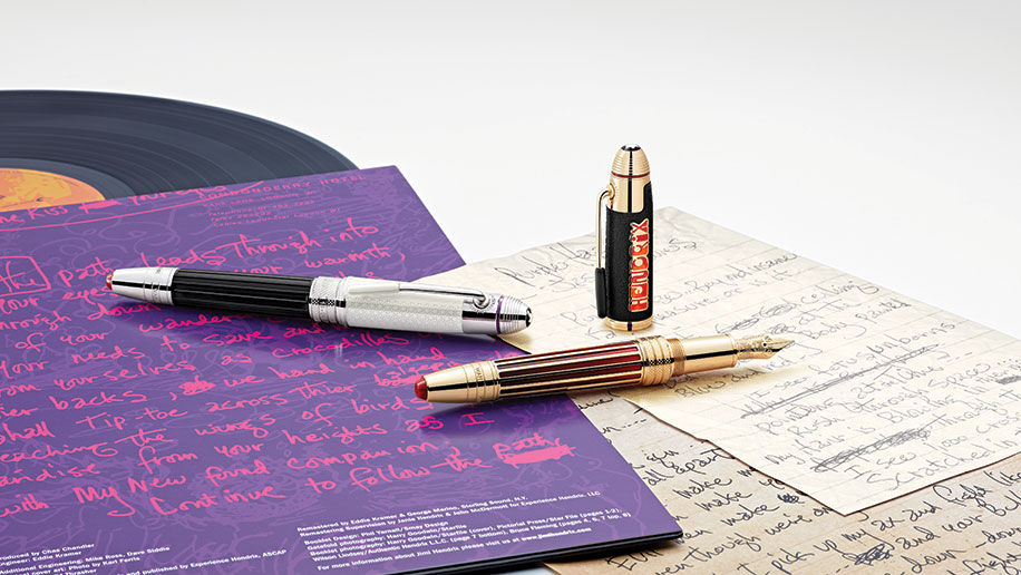 The new Montblanc Jimi Hendrix collection of writing instruments 