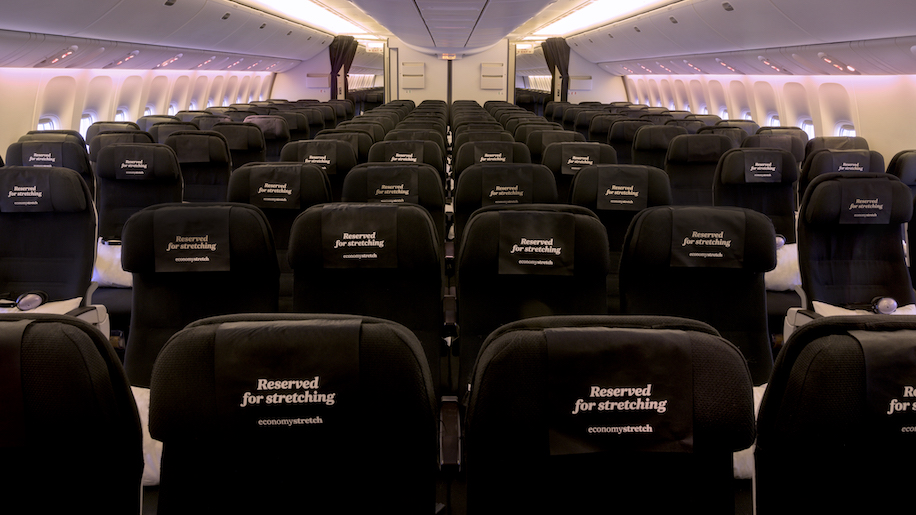 Air New Zealand Economy Stretch product (supplied by Air NZ)