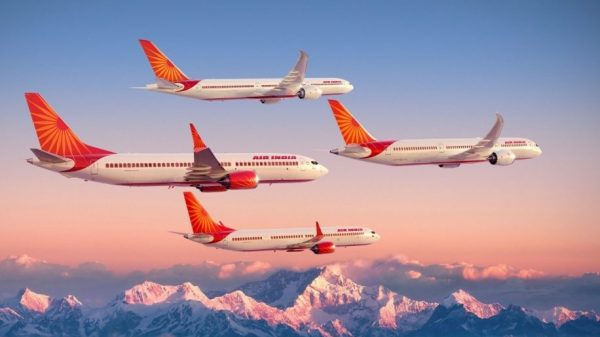 Rendering of Air India aircraft - image supplied by Boeing