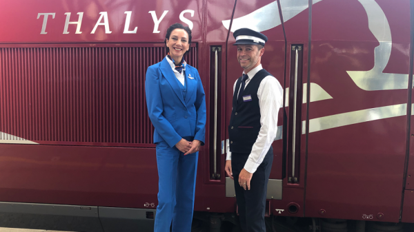 KLM and Thalys (image from https://news.klm.com/)