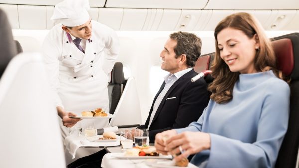 Austrian Airlines Flying Chef (image supplied by media.relations@austrian.com)