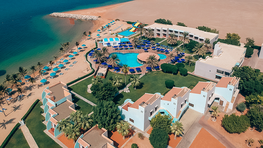An aerial view of the BM Beach Resort. (Image: Supplied by BM Hotels and Resorts)