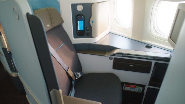 The new KLM B777 World Business Class seat (image from https://news.klm.com/)
