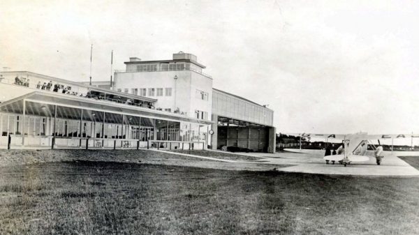 Manchester Airport - as it looked in the 1930s (image supplied by Manchester airport)